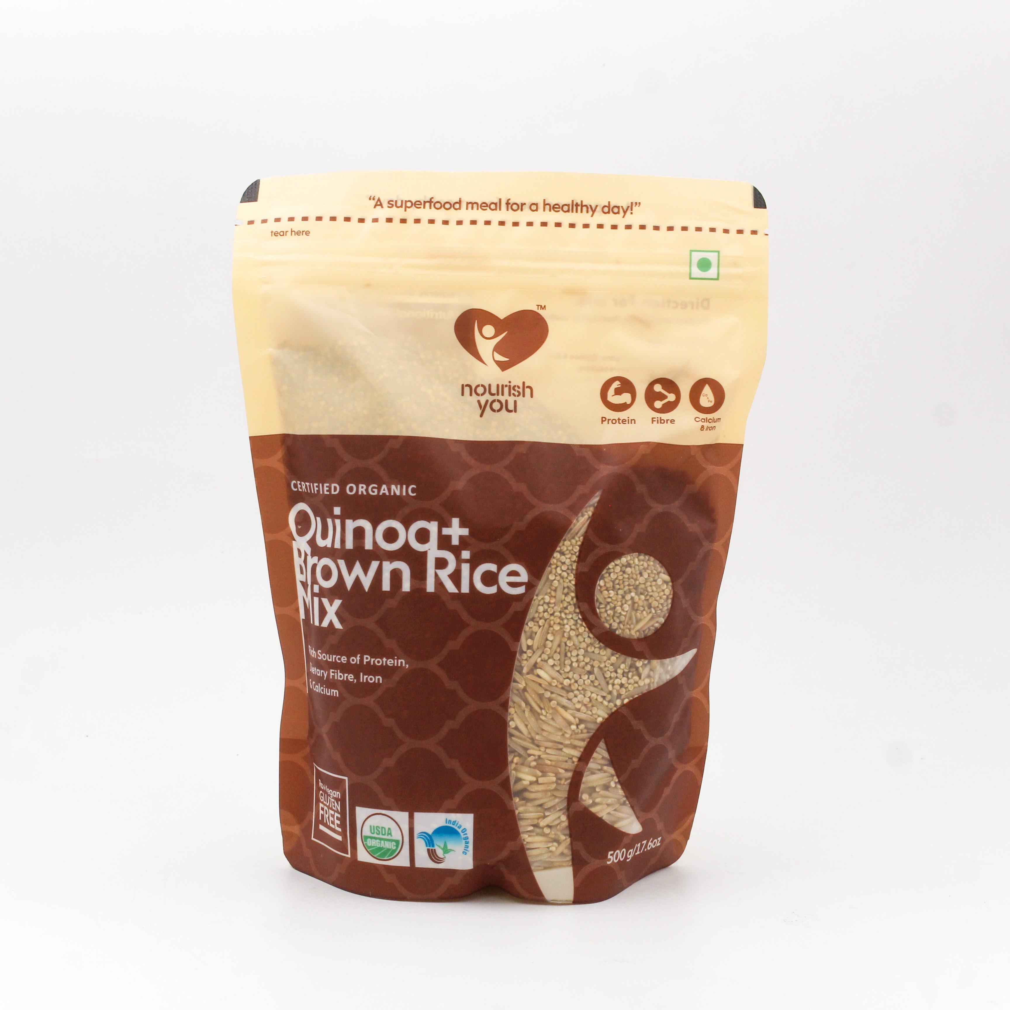 Nourish You Quinoa Brown Rice Mix 500g